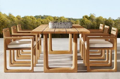 如何挑选户外实木餐桌椅？